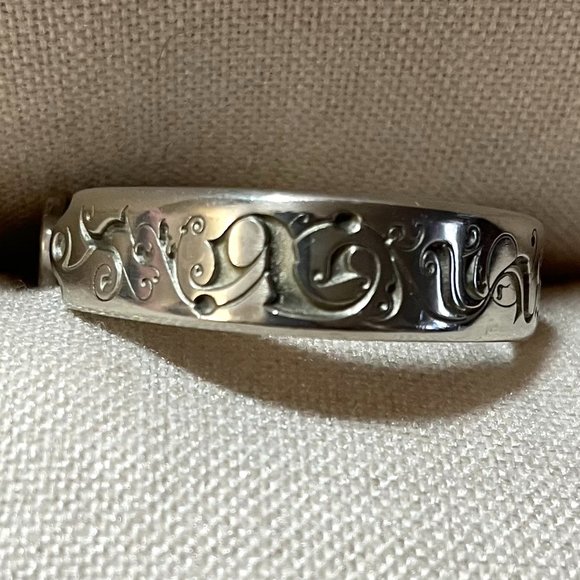 Paul McCartney Fidelity Investment  Music Lives Pewter Cuff Bracelet NWOB - Picture 5 of 7